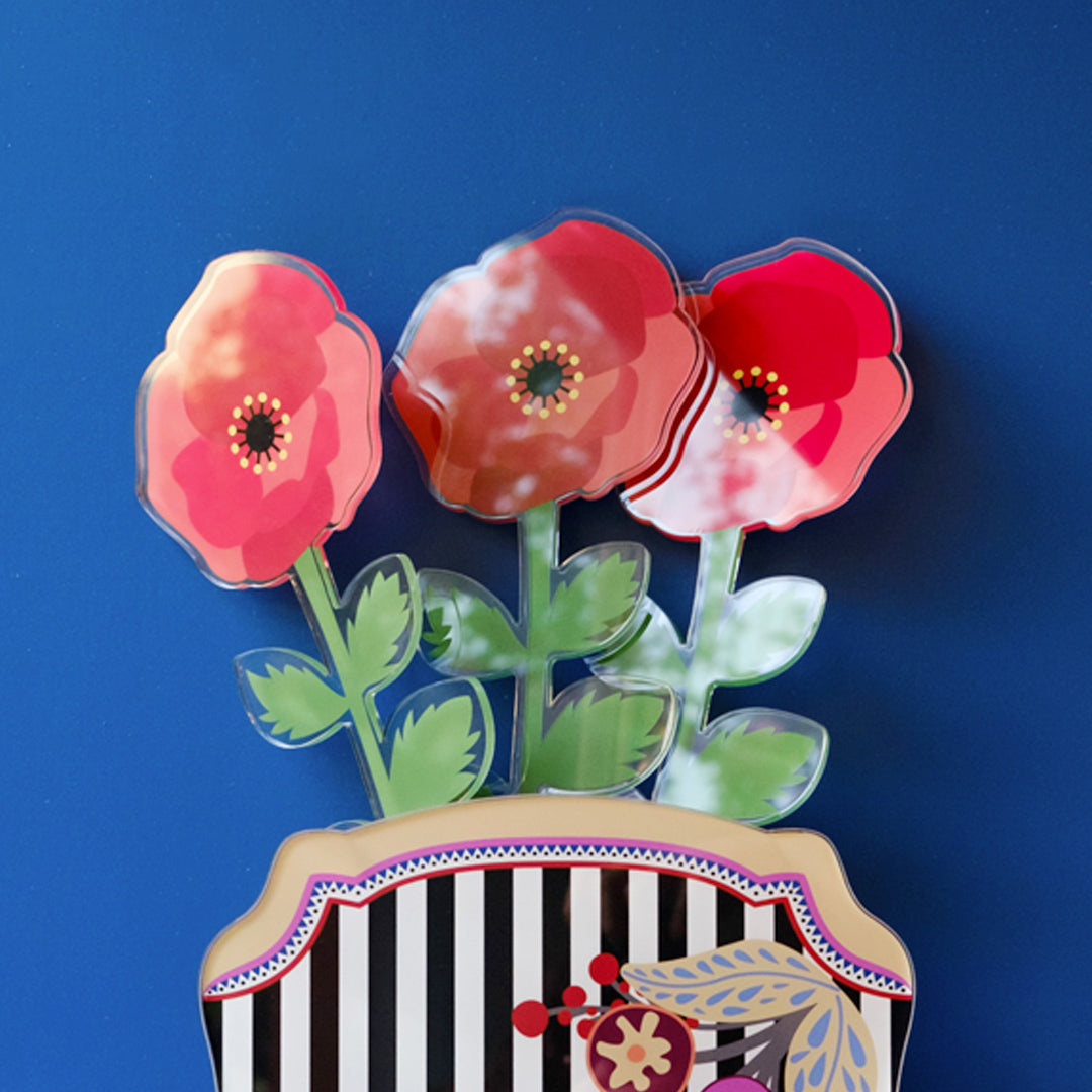 Large Single Poppy Funny Flowers