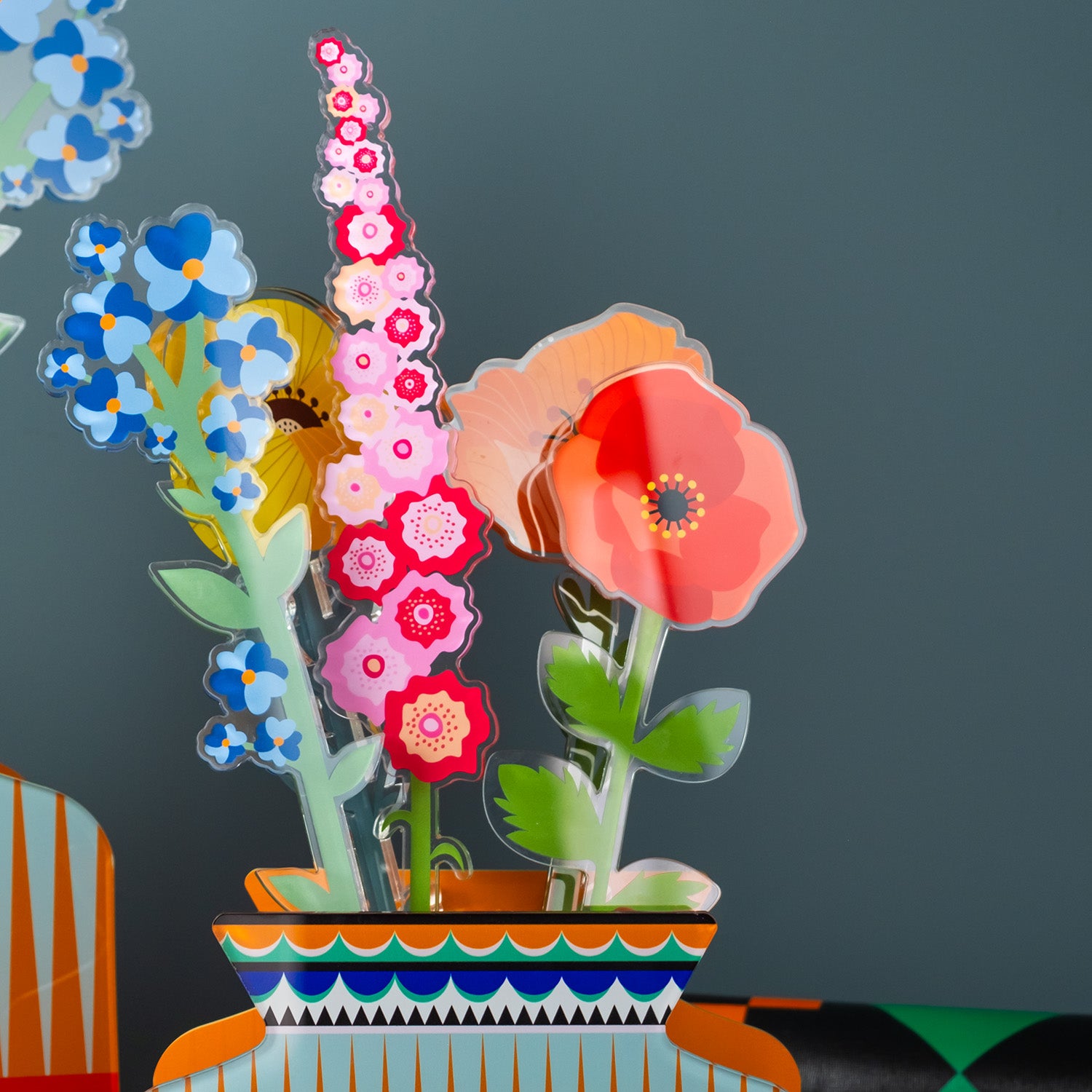 Small Single Lilac Funny Flowers