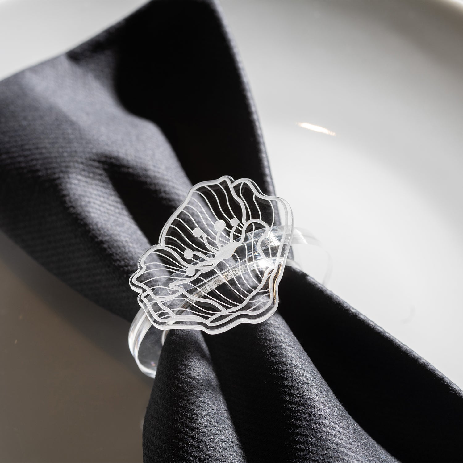 Le Jardin Set 6 Napkin Rings