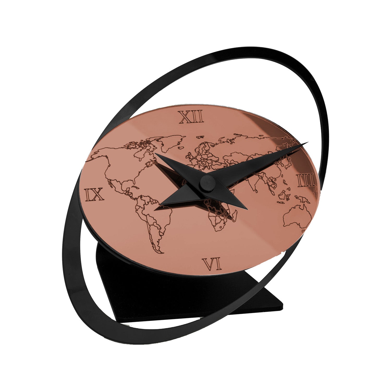 Global Thinking Table Clock