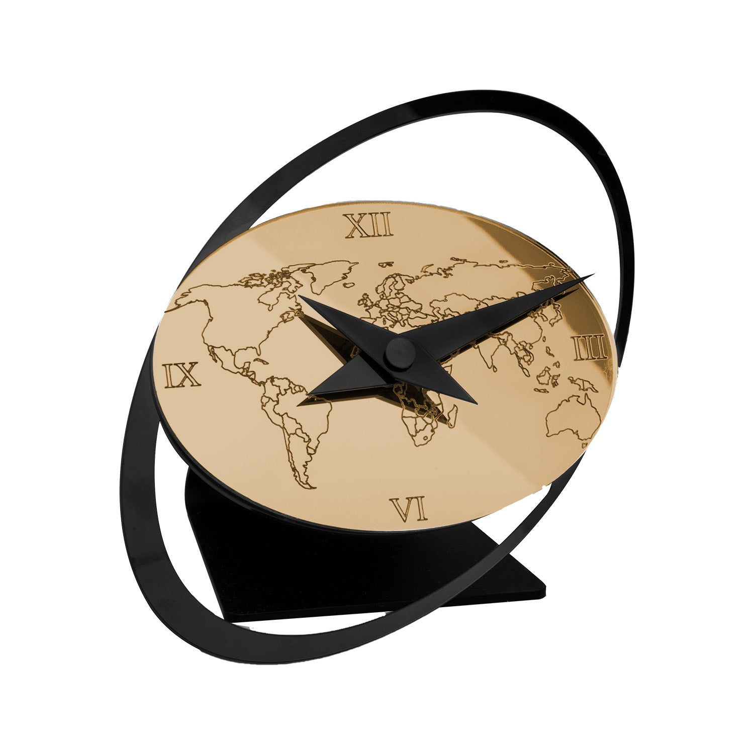 Global Thinking Table Clock