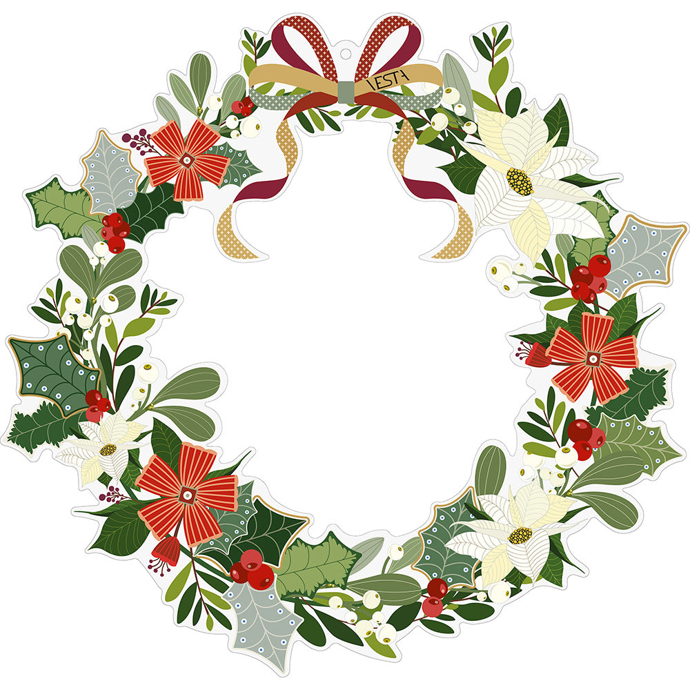 Happy Welcome Large Wreath Christmas Collection