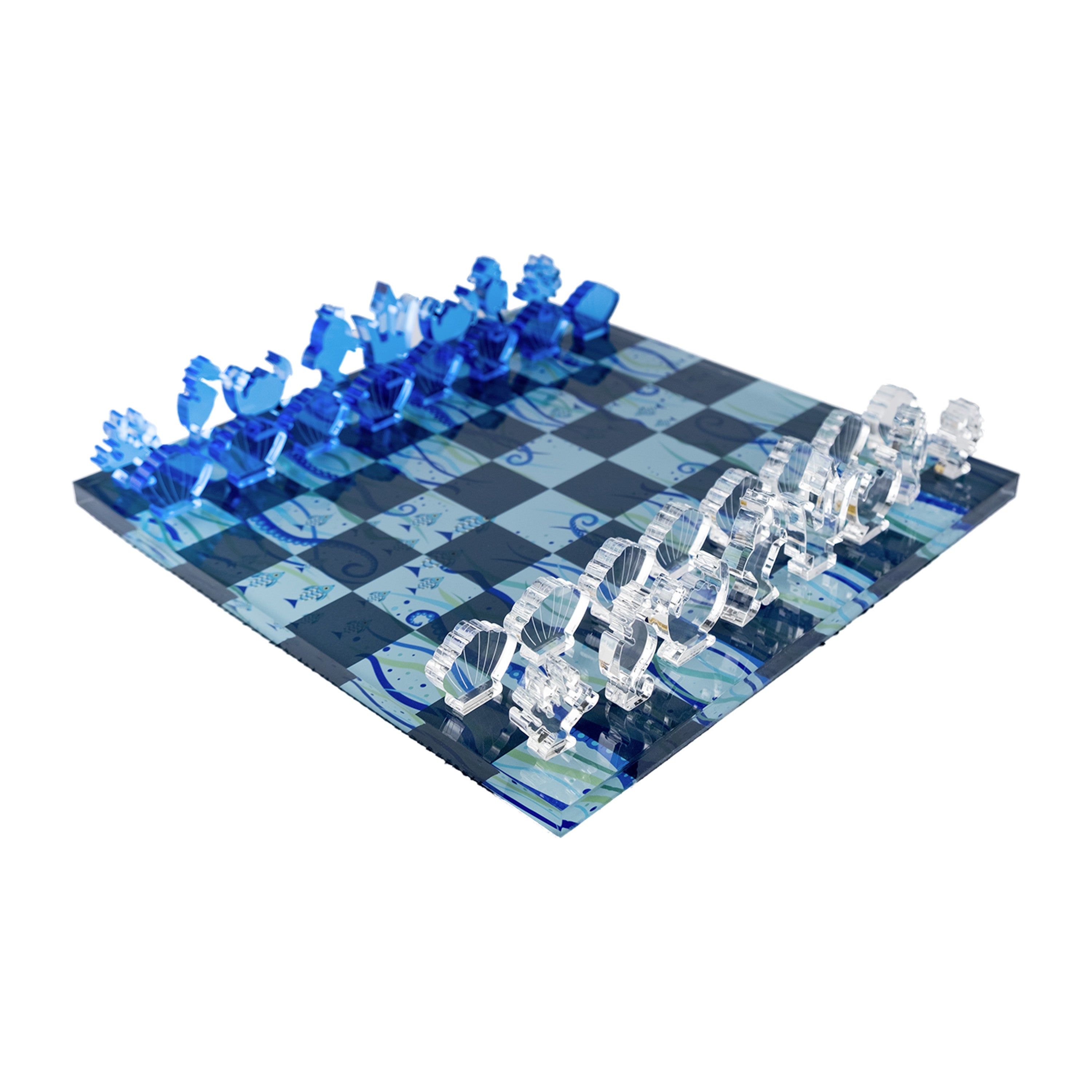 Chess And Checkers Funny Ocean