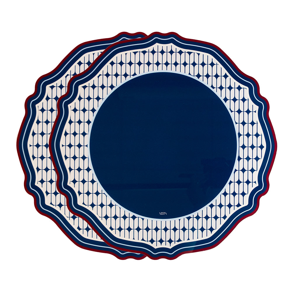 Set of 2 Charger Plates Christmas Collection