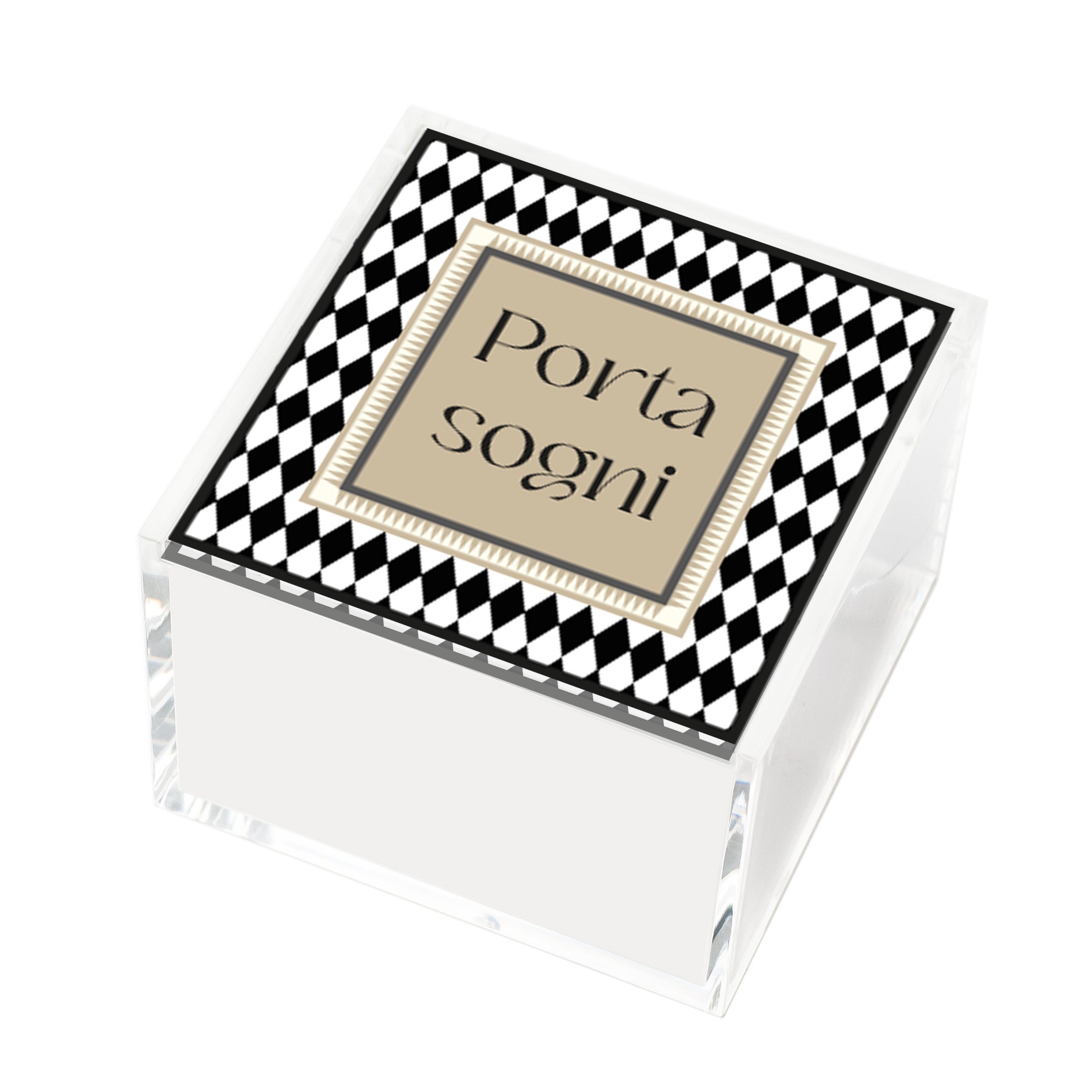 Large Square Jewelry Box Happy Beauty