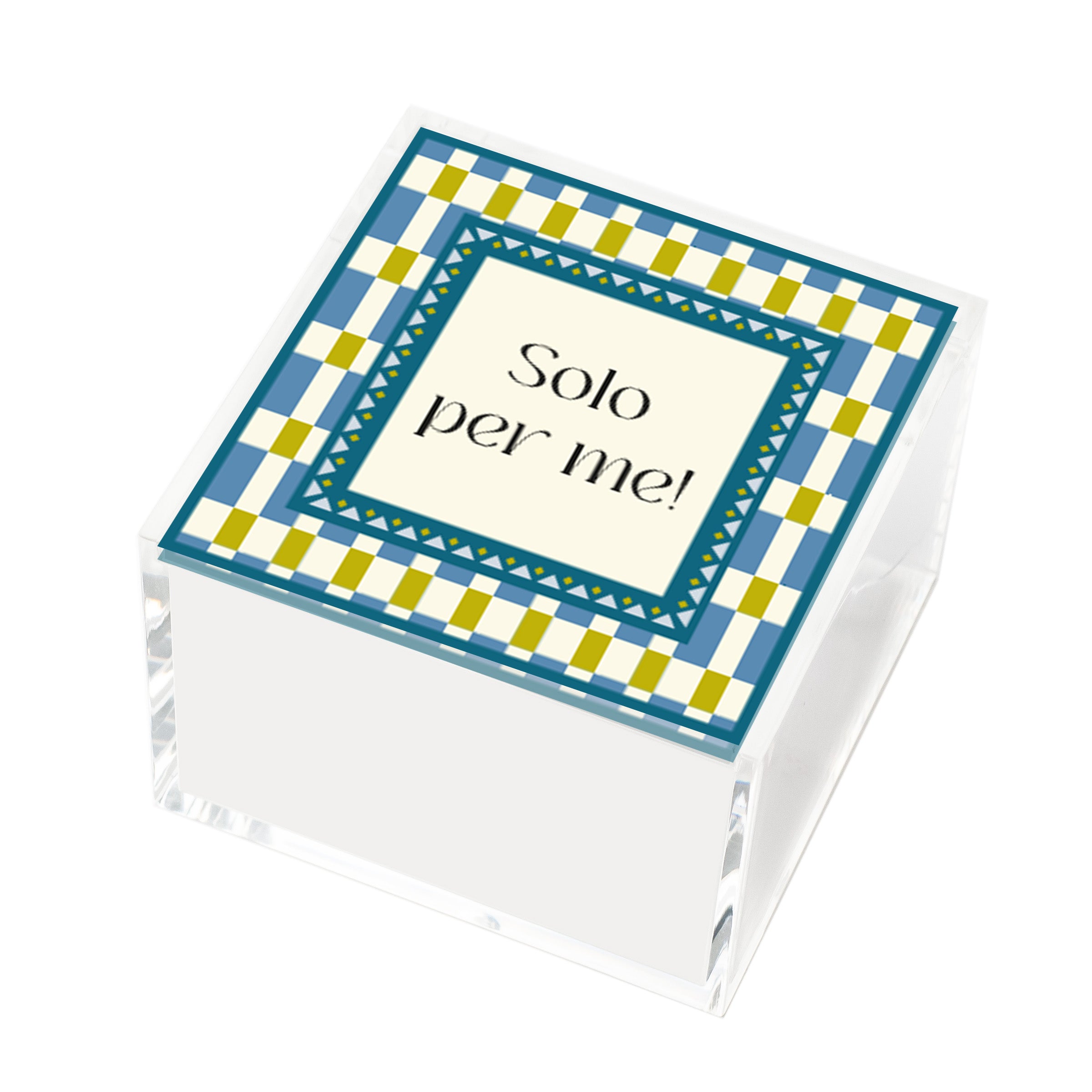 Large Square Jewelry Box Happy Beauty