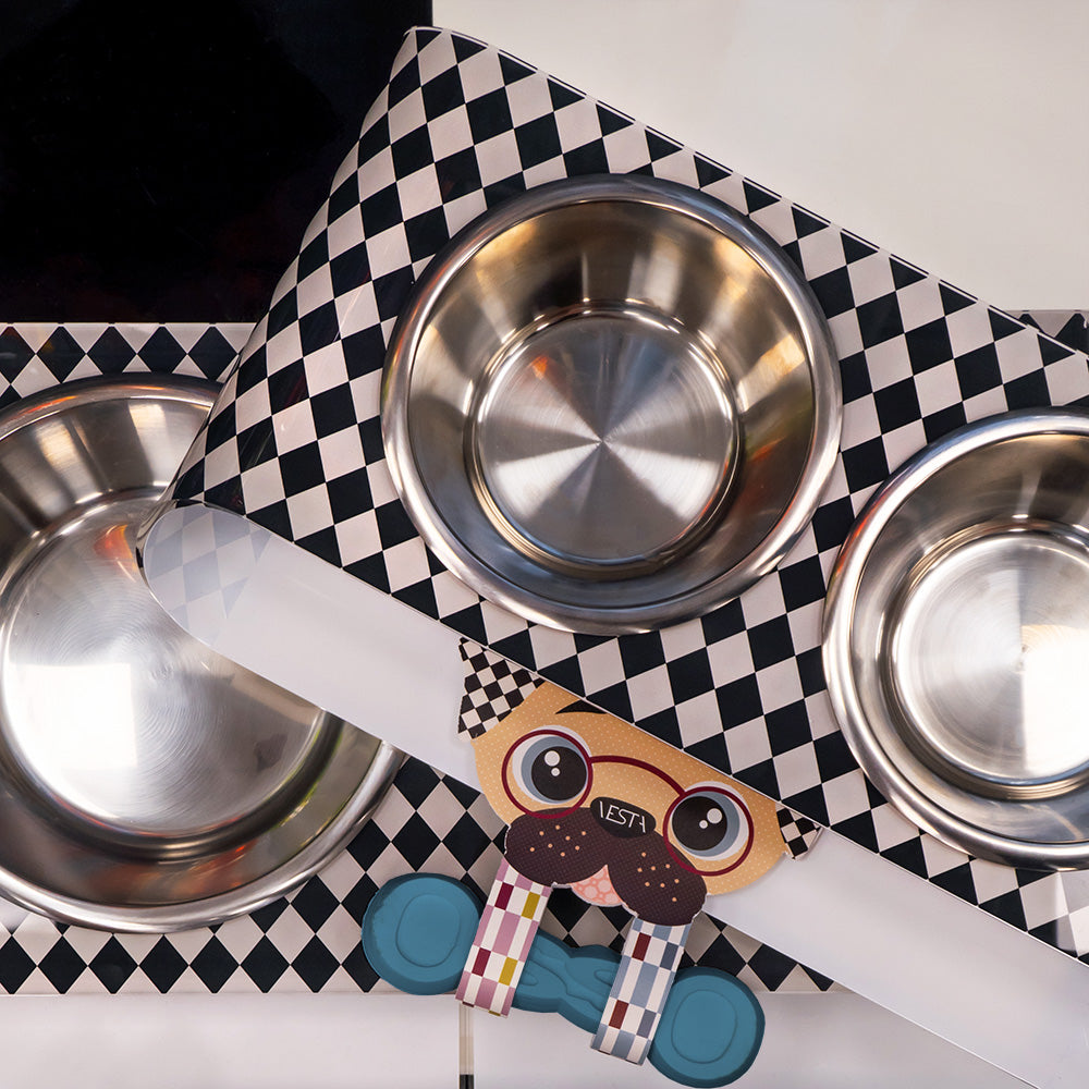 Medium Double Bowl Holder