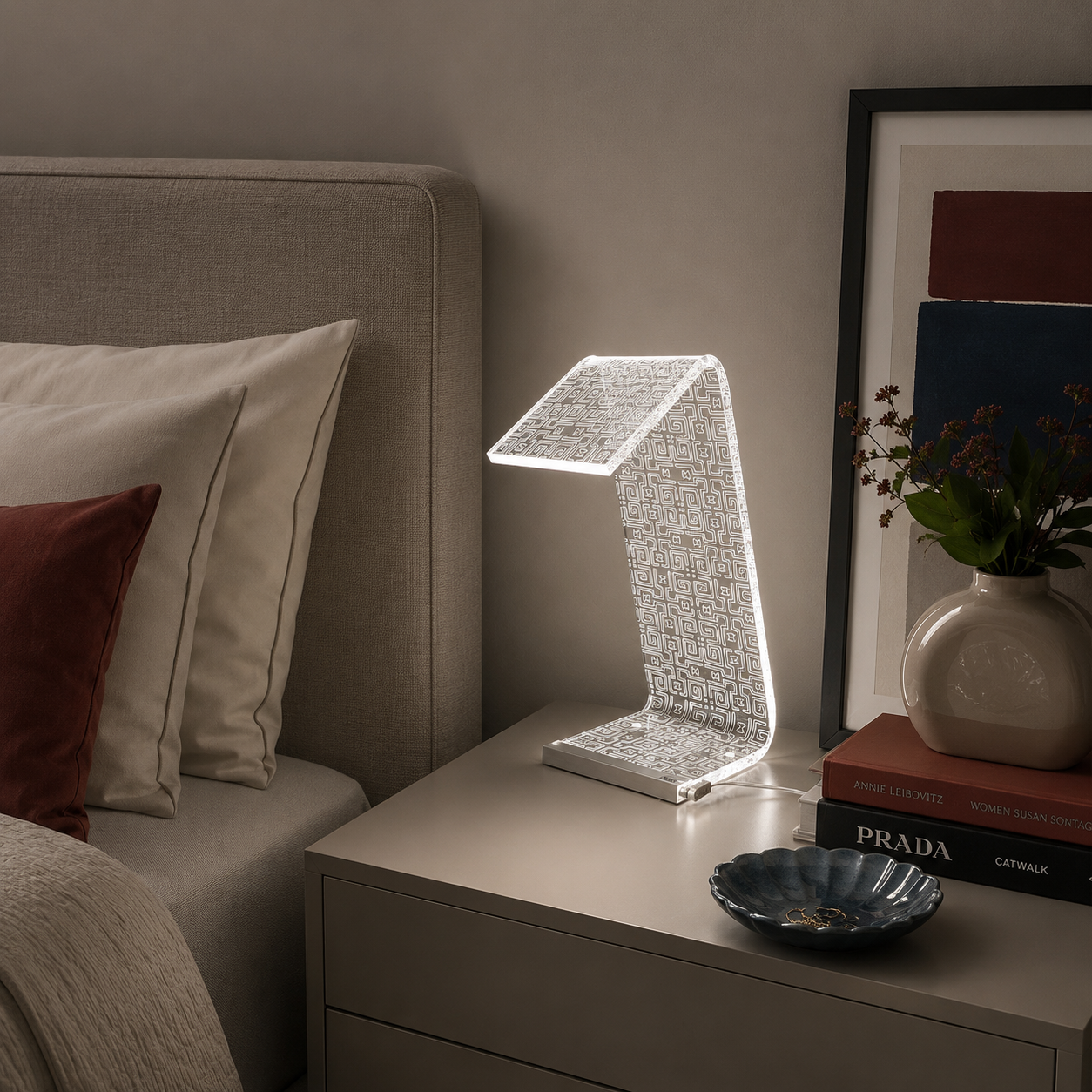 Lámpara LED C mediana