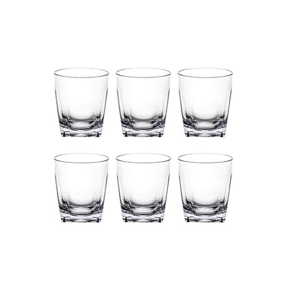 Tumbler Set 6 Short Glasses Party