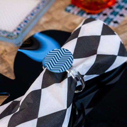 Set 6 Round Napkin Rings Decor