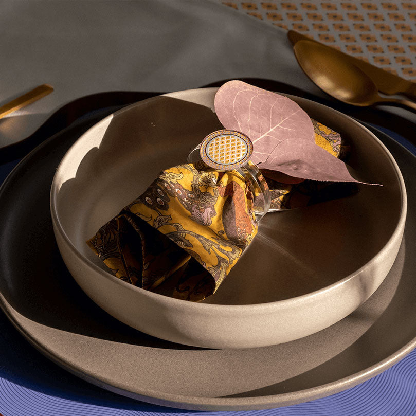 Set 6 Round Napkin Rings Decor