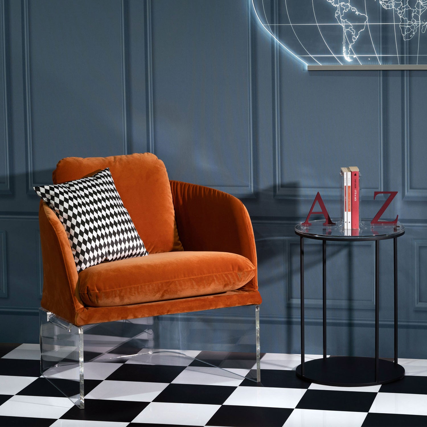 Casanova Velvet Armchair