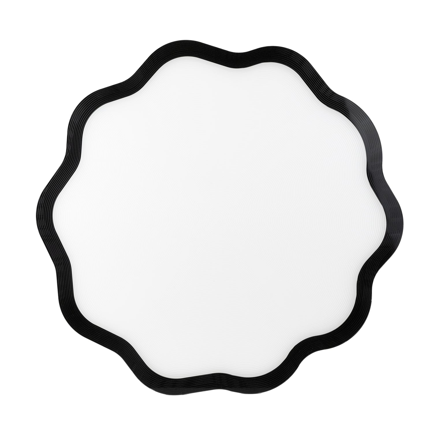 Set 2 Charger Plates Flower Decor