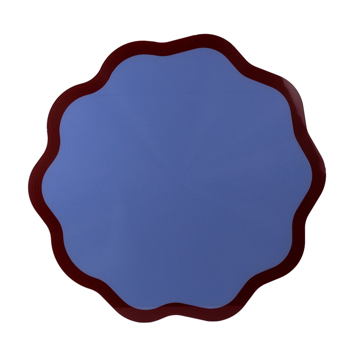 Set 2 Charger Plates Flower Decor