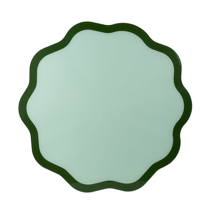 Set 2 Charger Plates Flower Decor