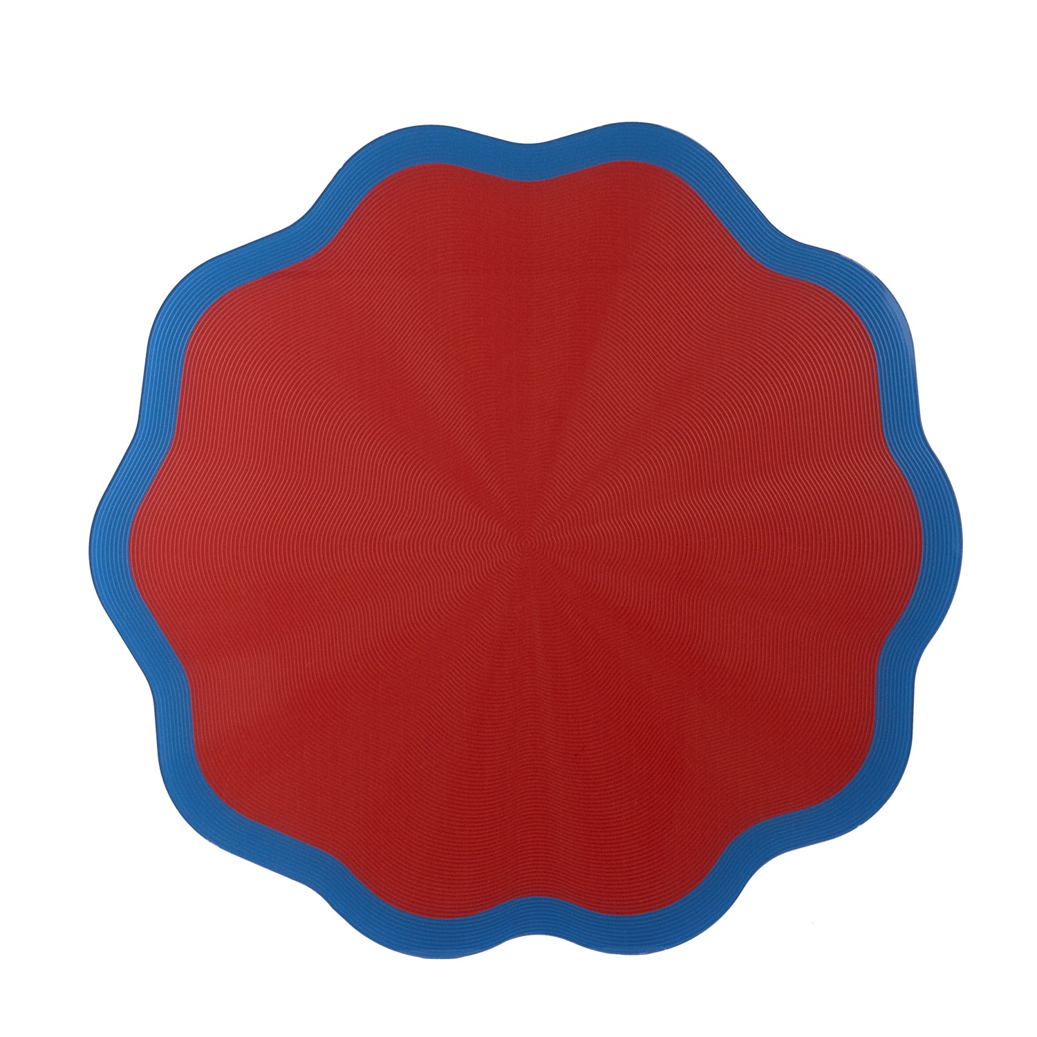 Set 2 Charger Plates Flower Decor