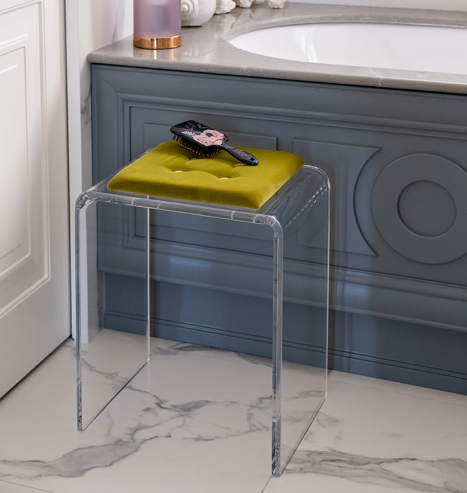 Jago Stool With Velvet Seat