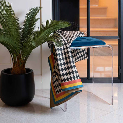 Jago Stool With Velvet Seat