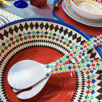 Salad Bowl Cutlery Decor