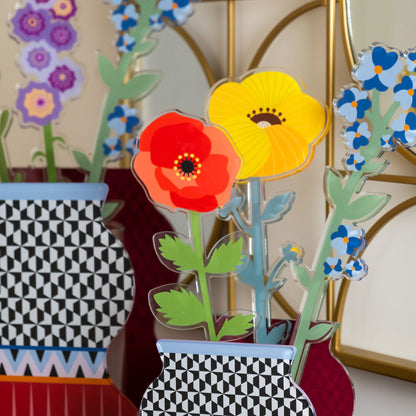 Small Single Poppy Funny Flowers