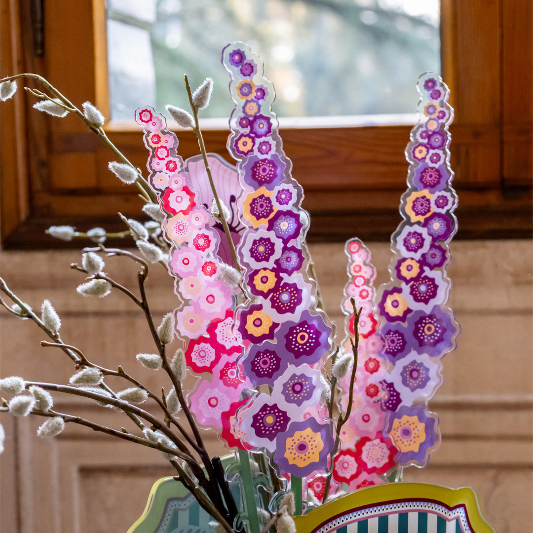 Large Single Lilac Funny Flowers