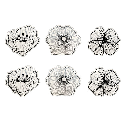 Le Jardin Set 6 Coasters