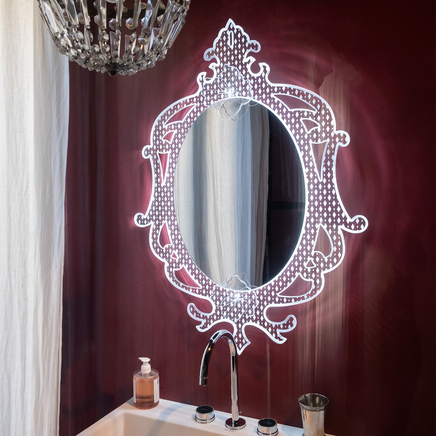Madame Lighted Wall Mirror