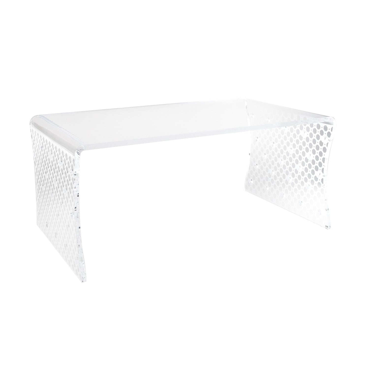 Crystal Rectangular Coffee Table