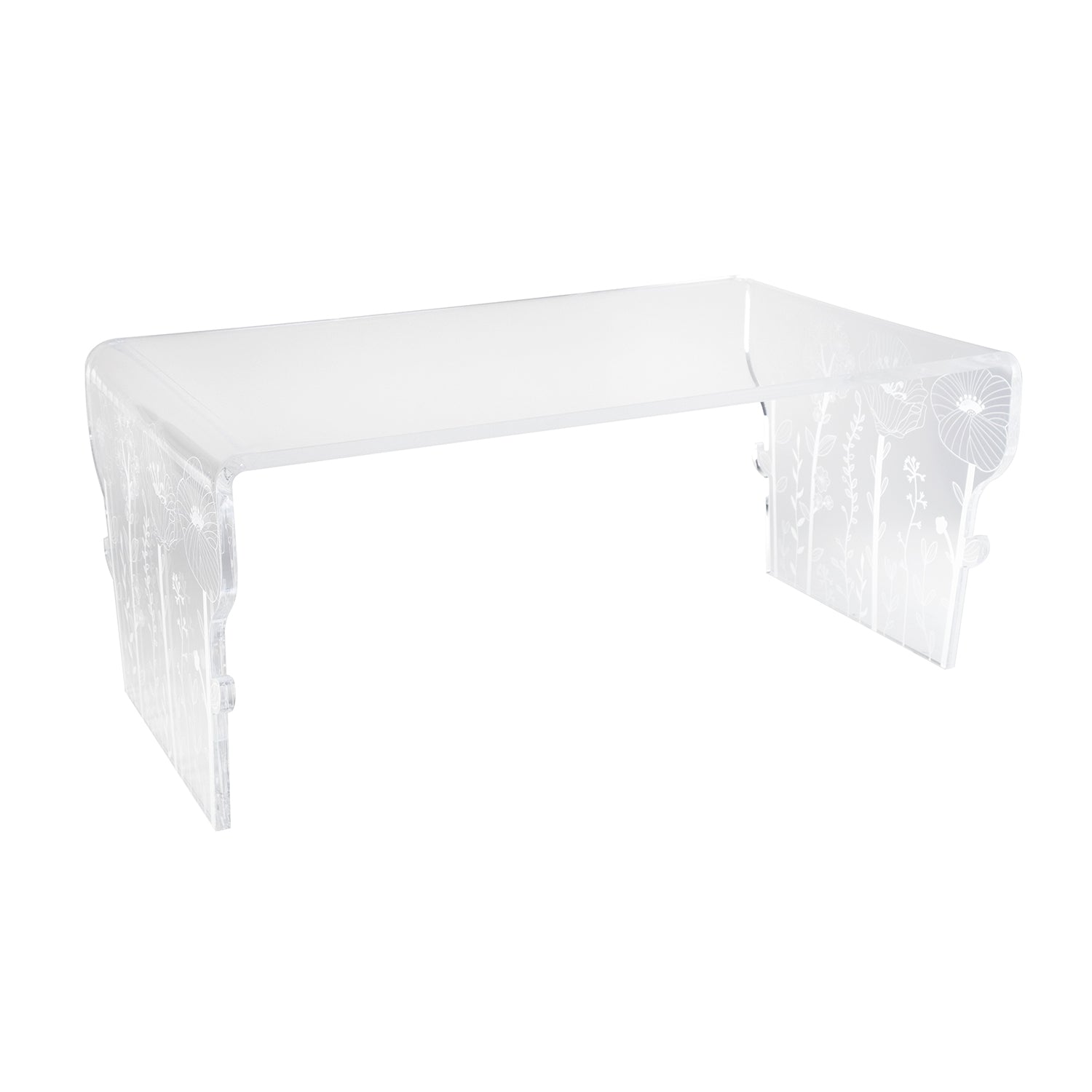 Crystal Rectangular Coffee Table