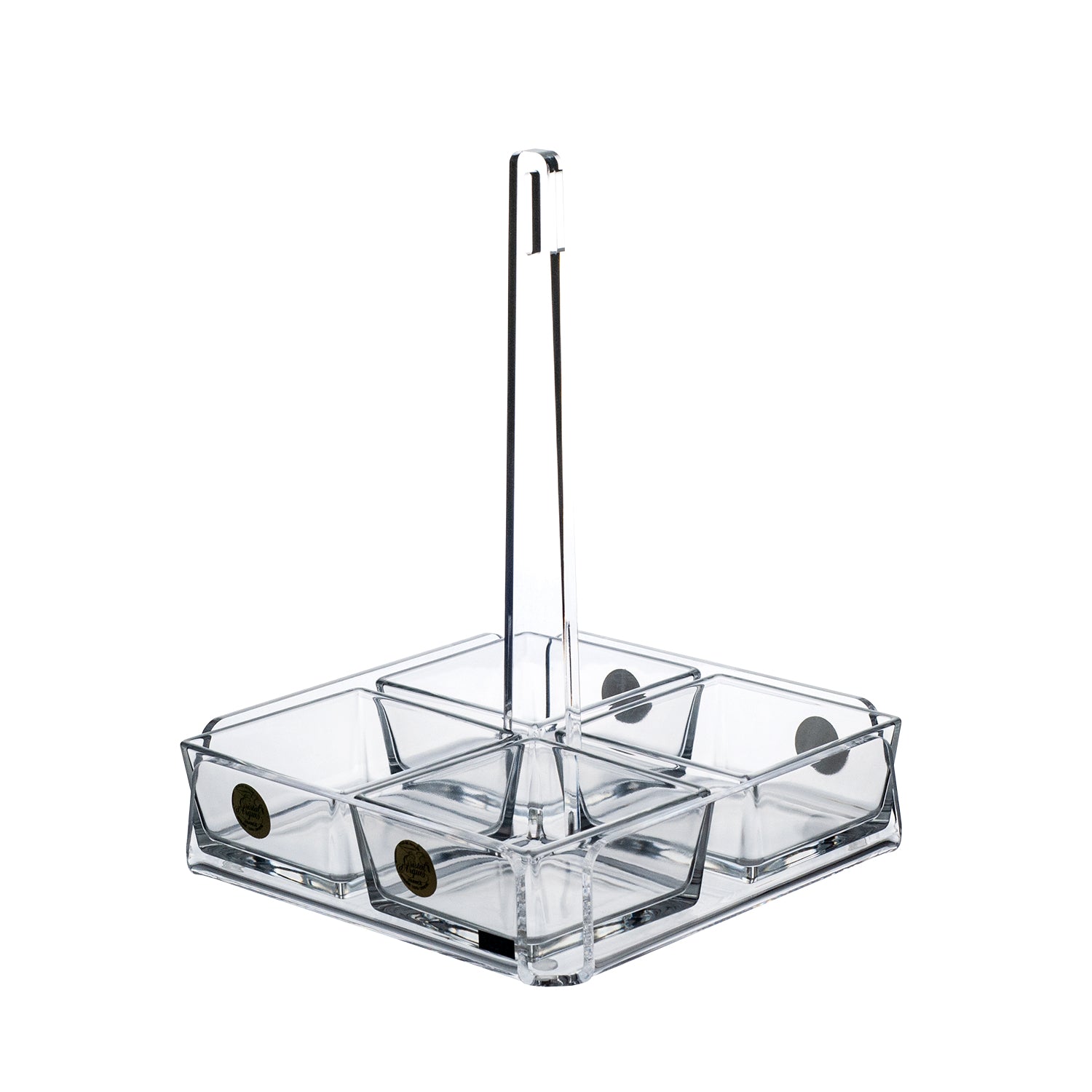 Square Antipasto Tray with 4 Compartments