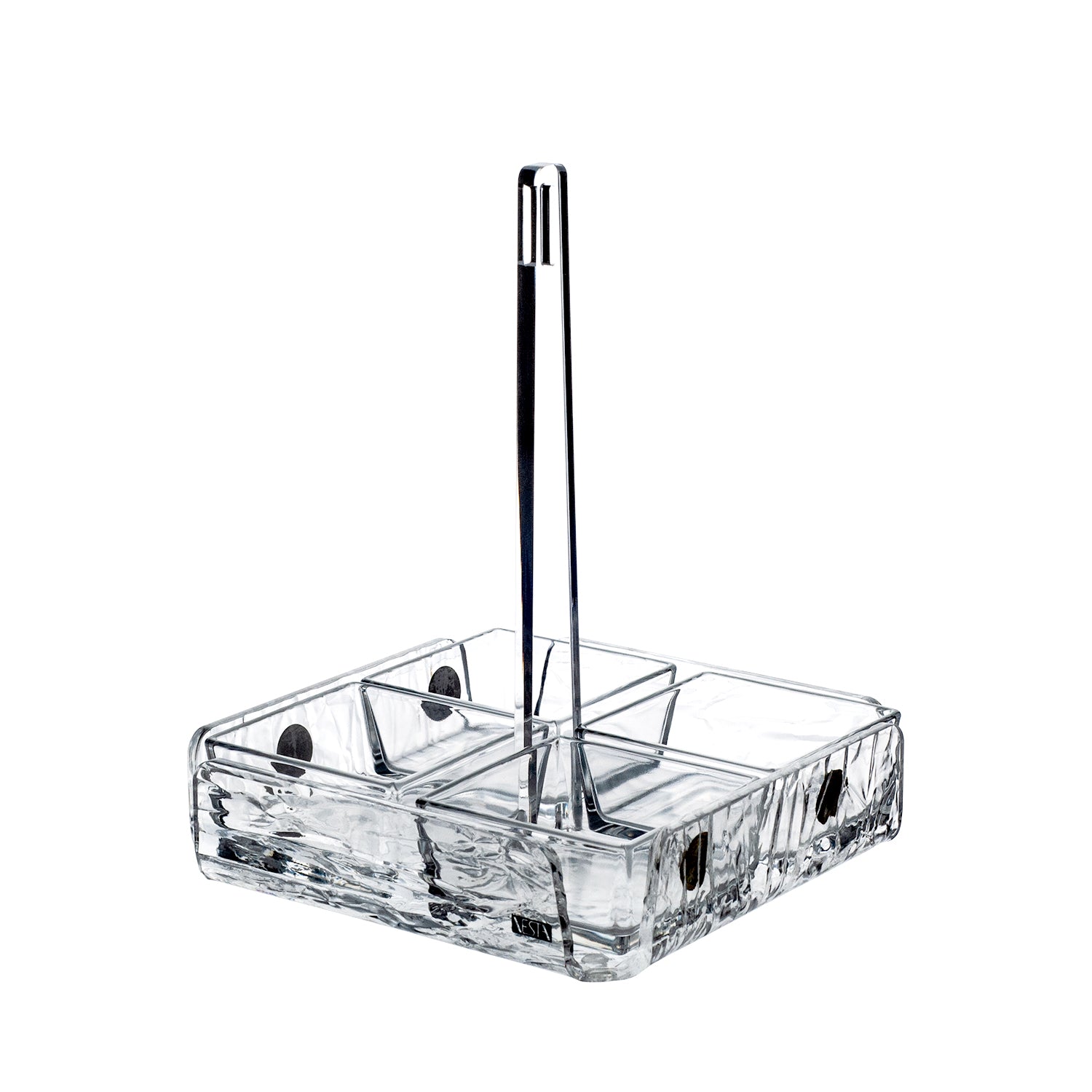 Square Antipasto Tray with 4 Compartments