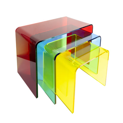 Tris Multicolor Coffee Tables Simply