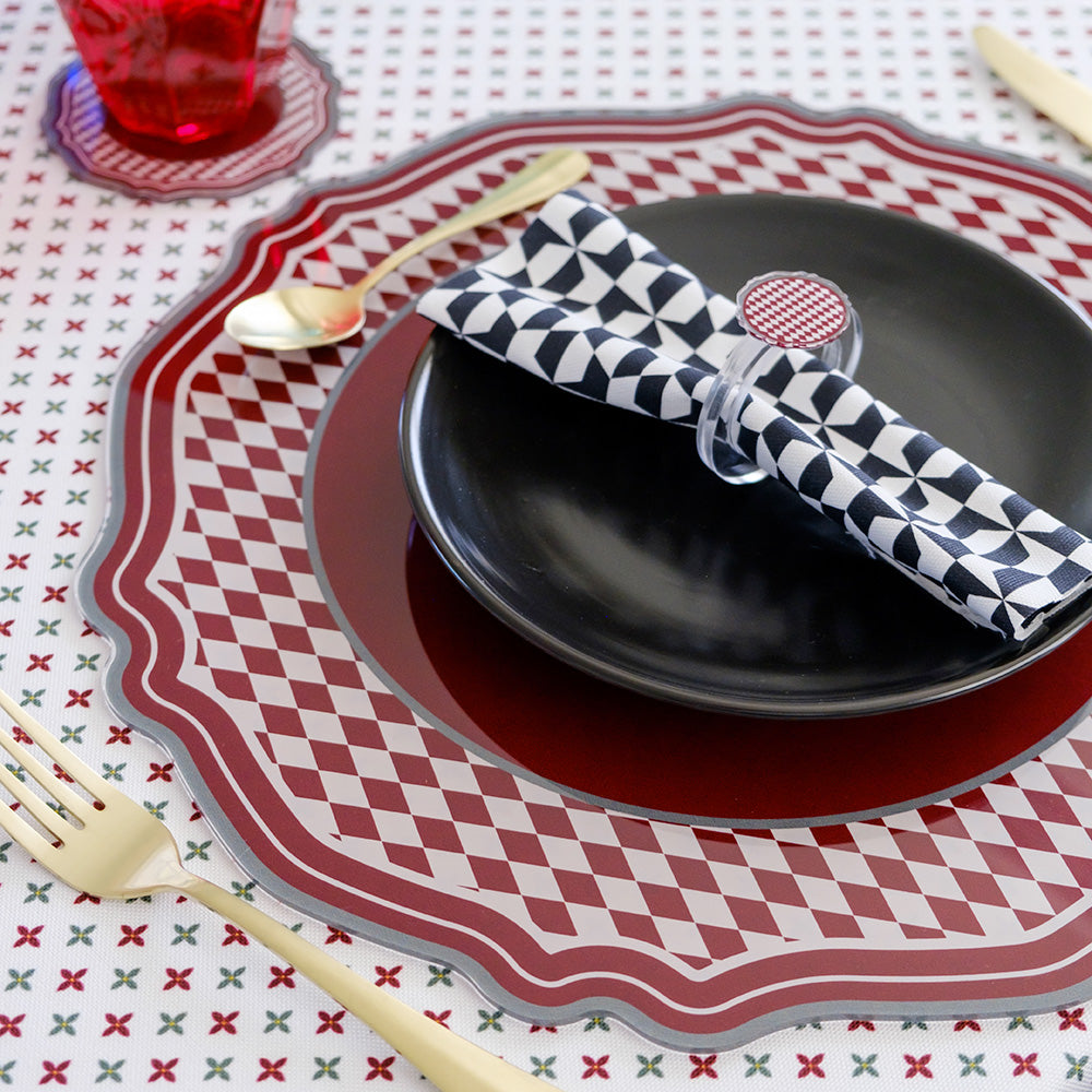 Set 2 Charger Plates Christmas Collection