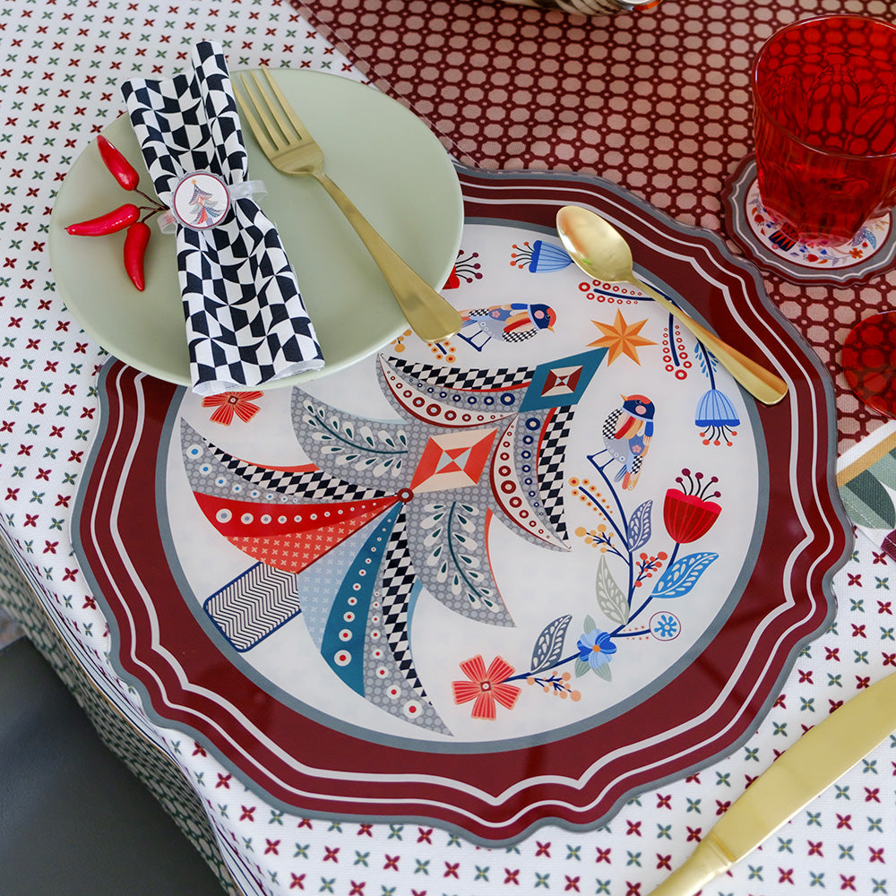 Set 2 Charger Plates Christmas Collection