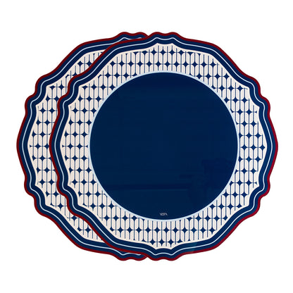 Set of 2 Charger Plates Christmas Collection