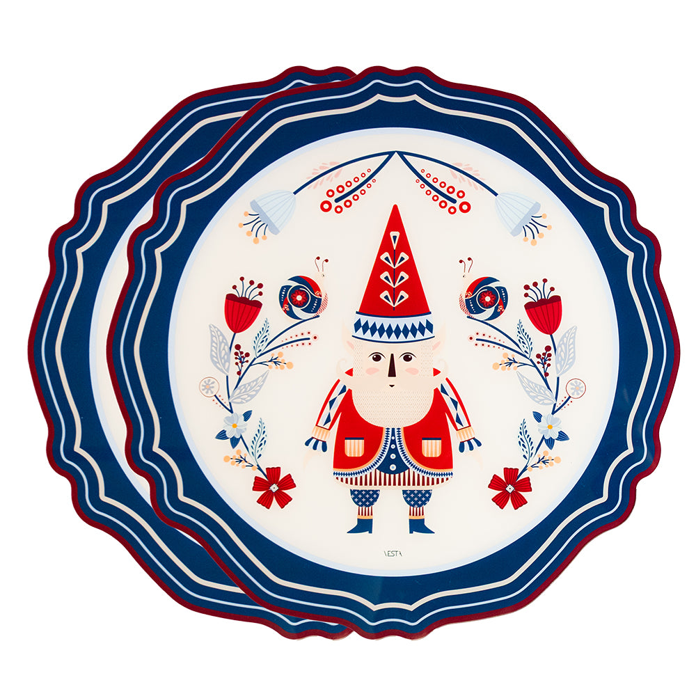 Set of 2 Charger Plates Christmas Collection