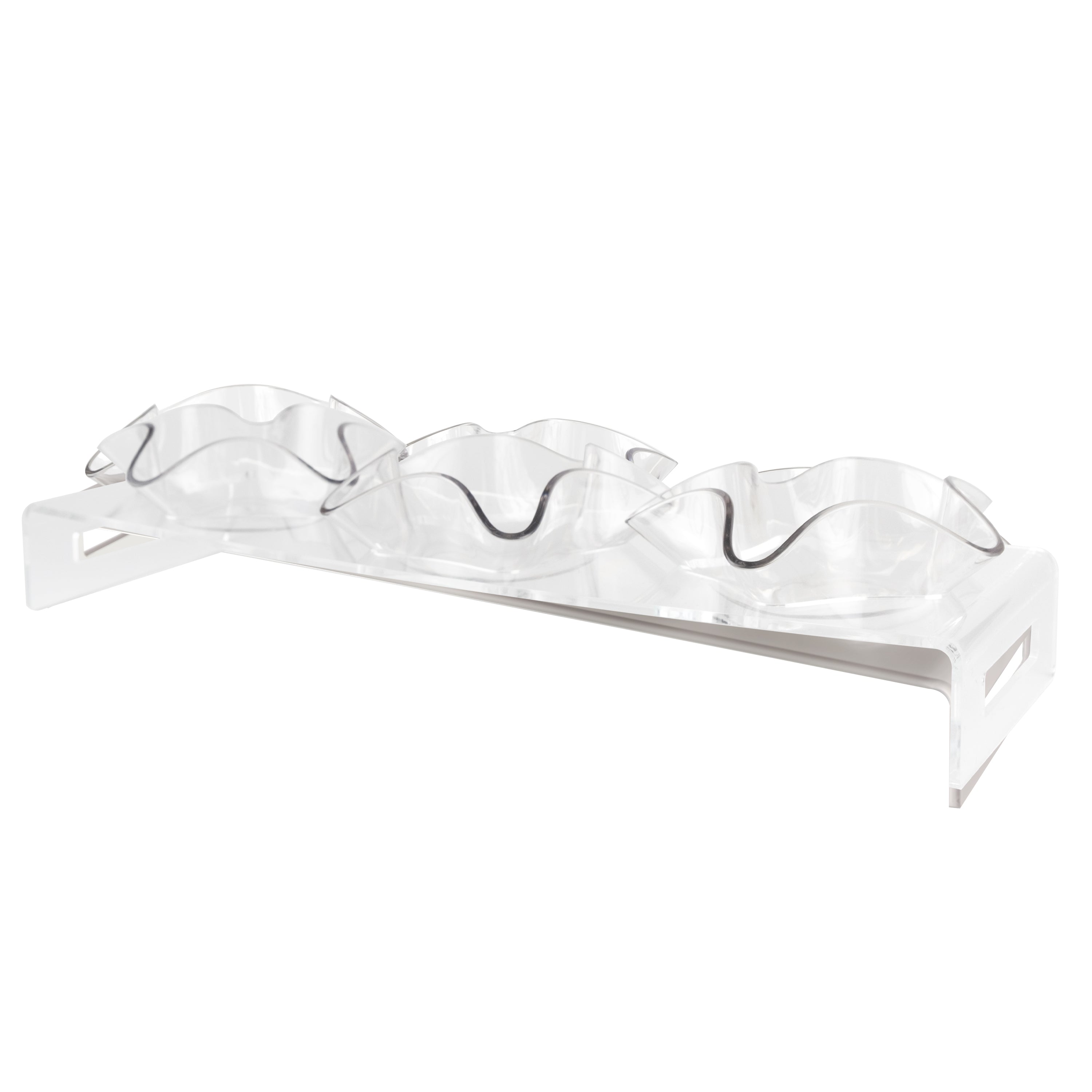 Happy Time Tray With 3 Bowls Like Water