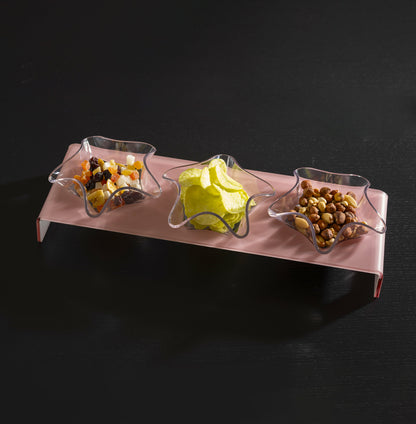 Happy Time Tray With 3 Bowls Like Water