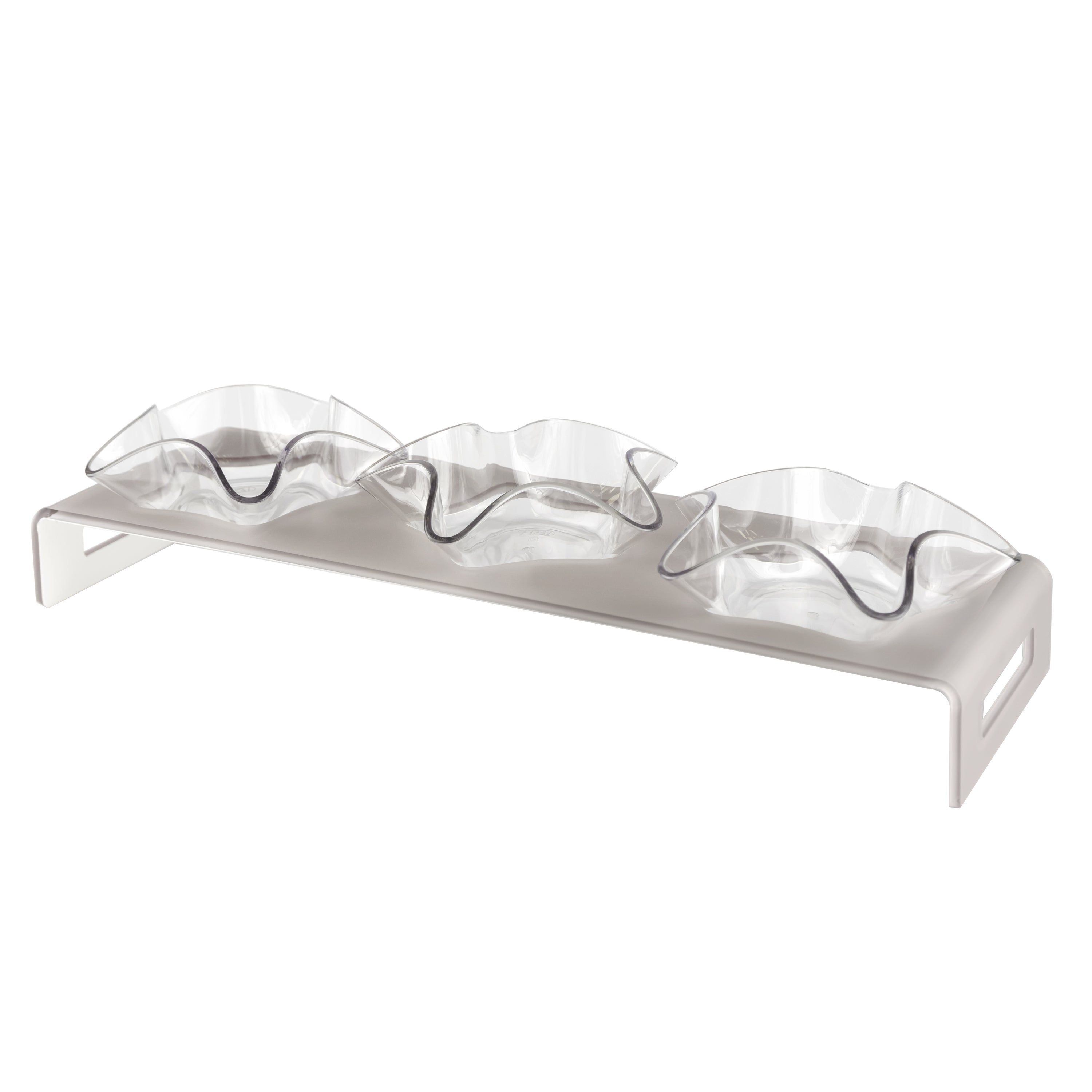 Happy Time Tray With 3 Bowls Like Water