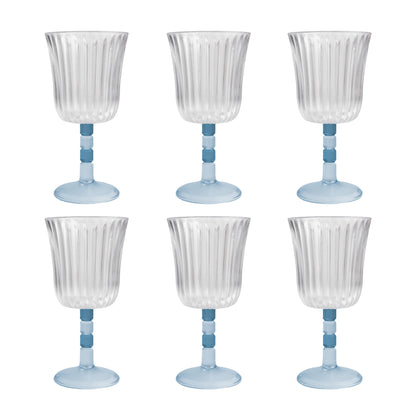 Set of 6 Wine Glasses Ginevra