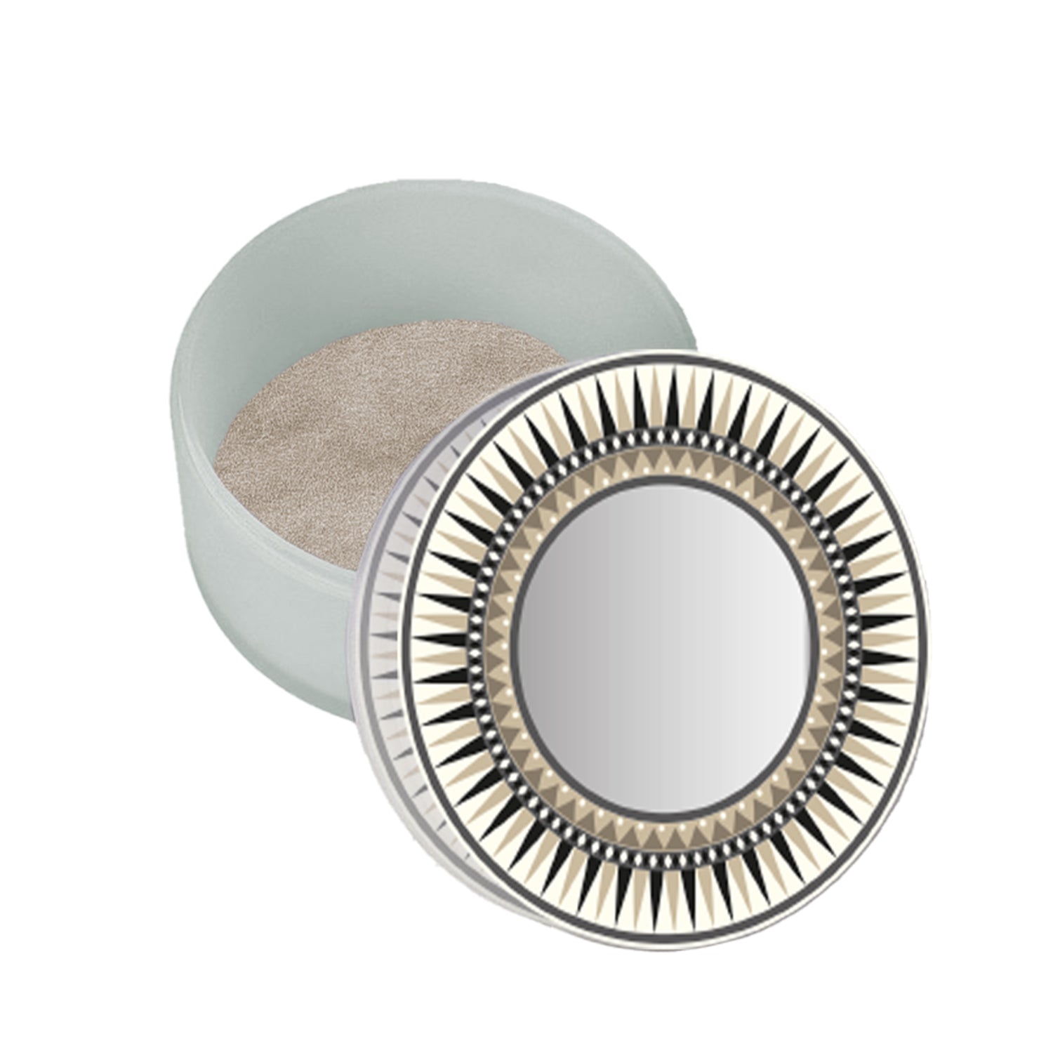 Small Round Jewelry Box Happy Beauty