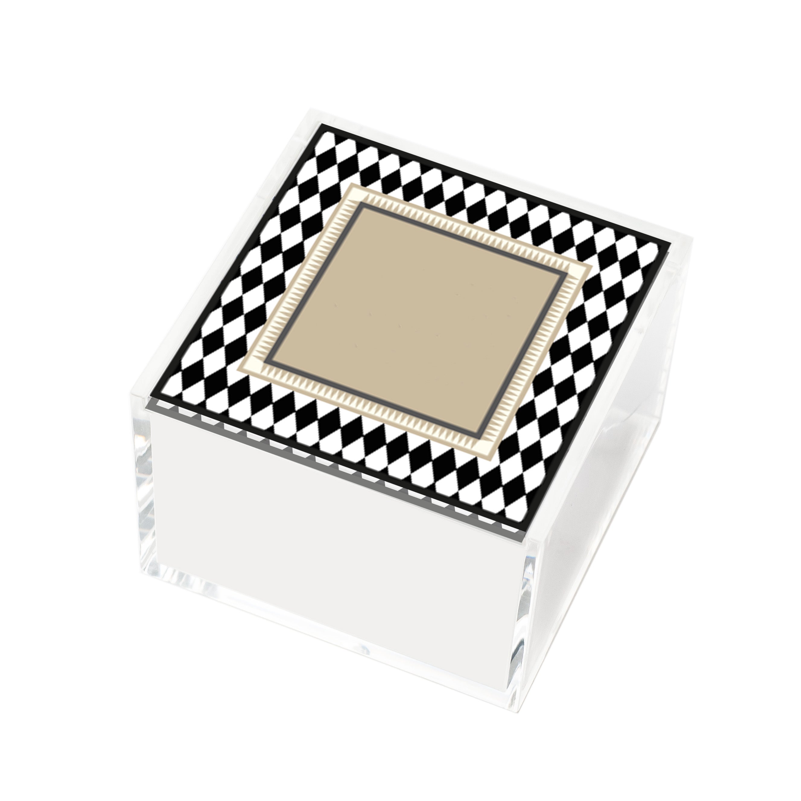 Small Square Jewelry Box Happy Beauty