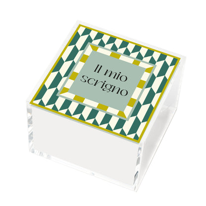 Large Square Jewelry Box Happy Beauty