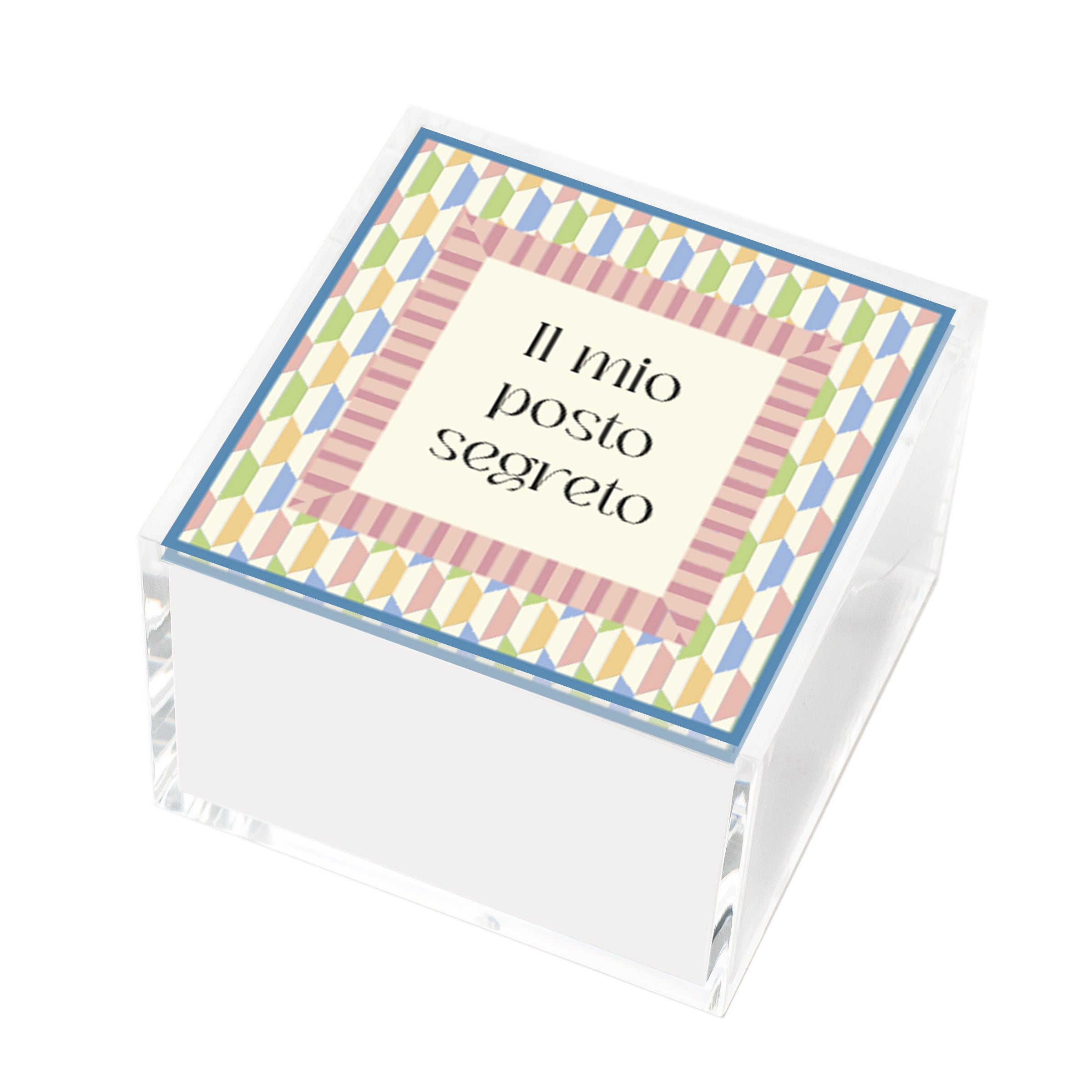 Large Square Jewelry Box Happy Beauty