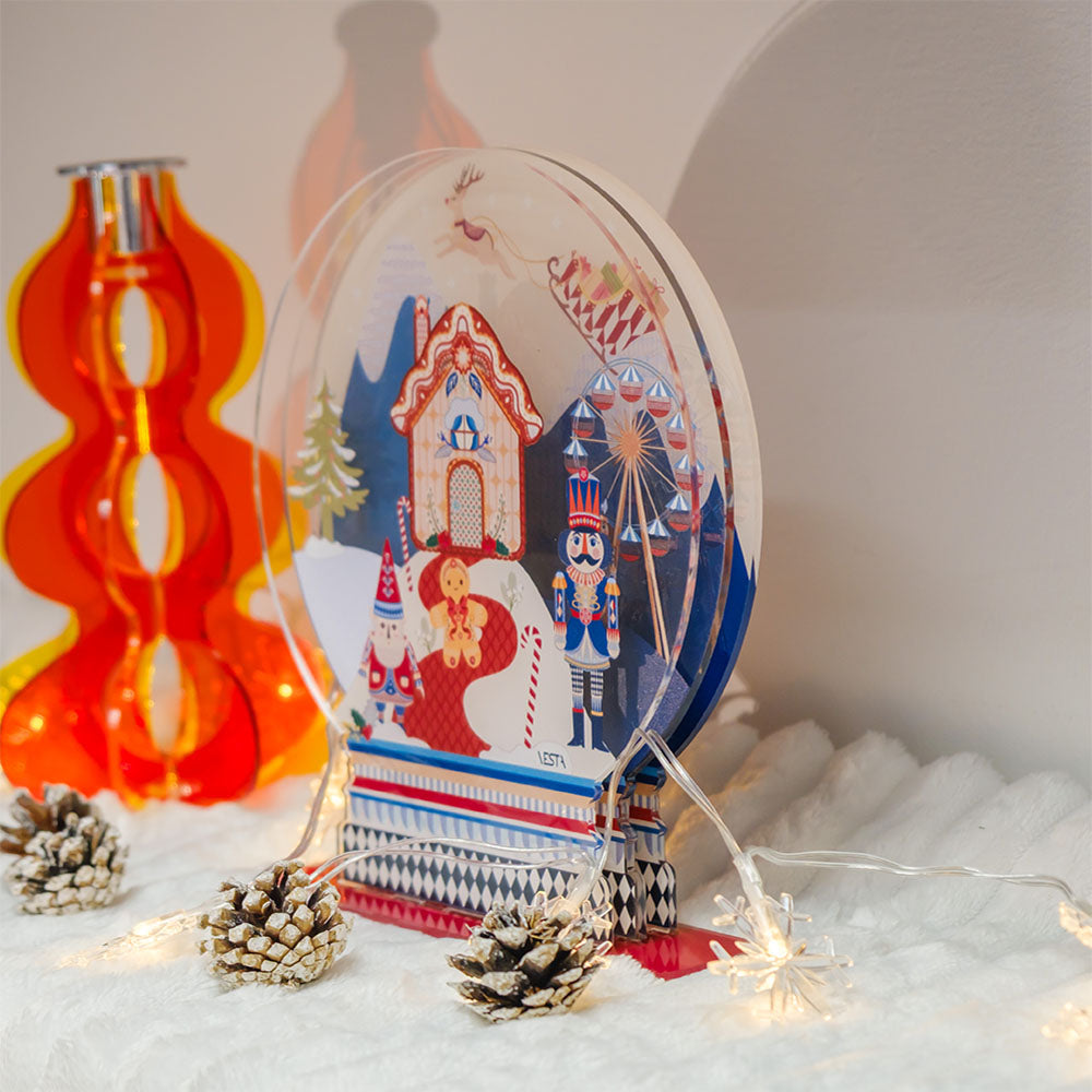Snowglobe Large Table Picture Frame