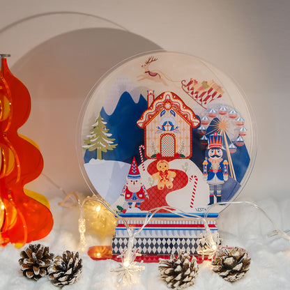 Snowglobe Large Table Picture Frame