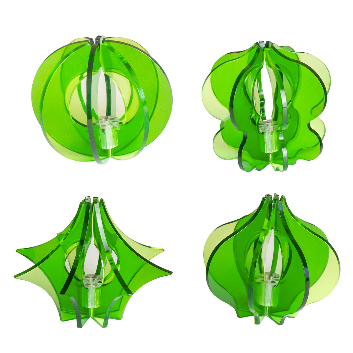 Iride Set Of 4 Christmas Decoration