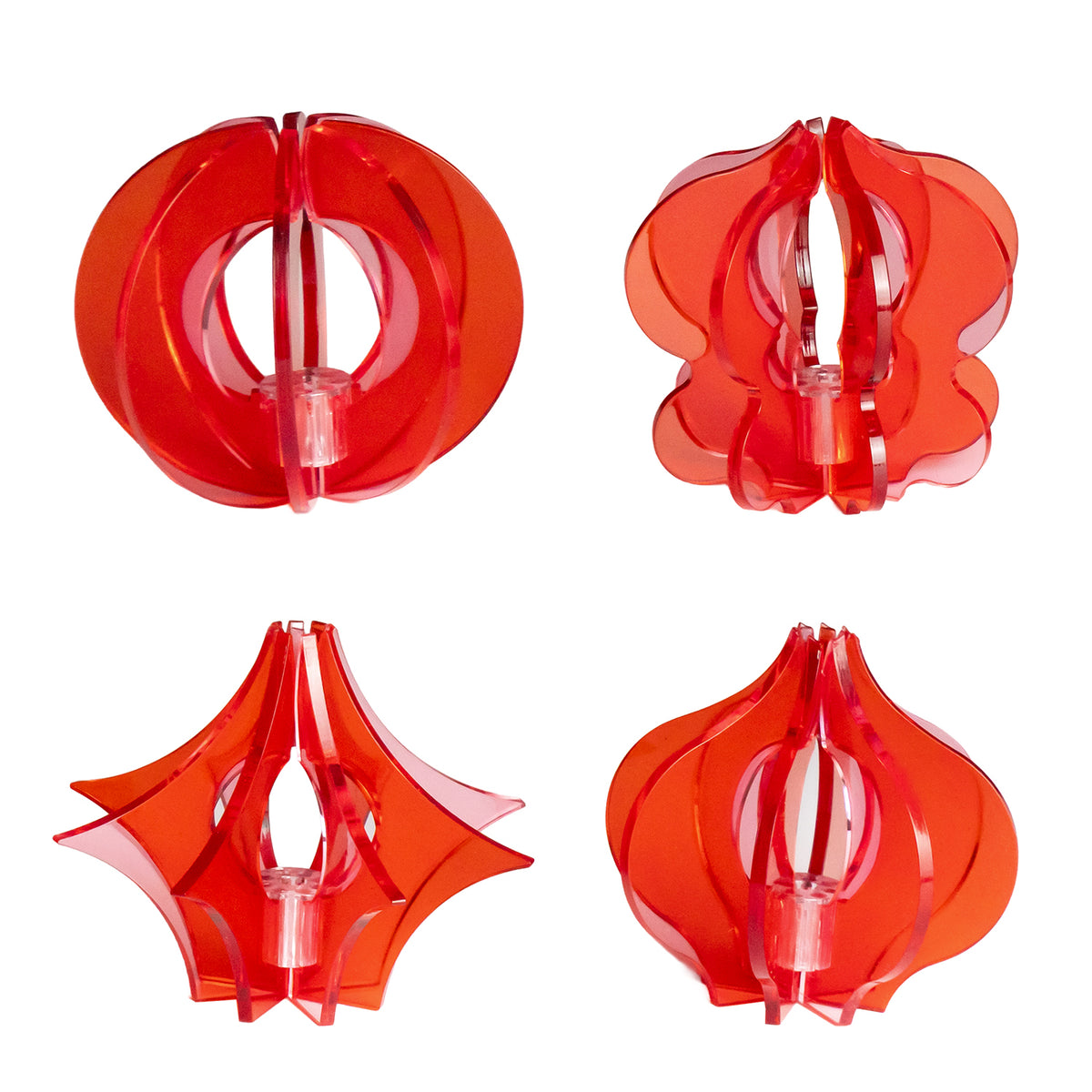 Iride Set Of 4 Christmas Decoration