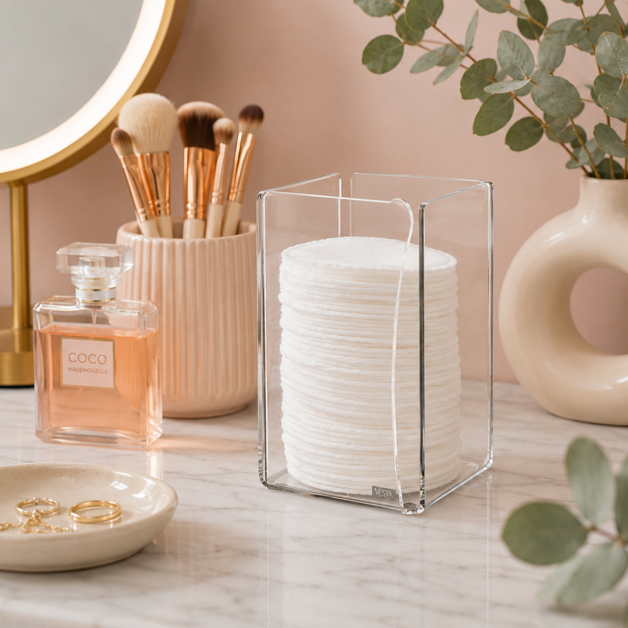 Contenedor de belleza alto