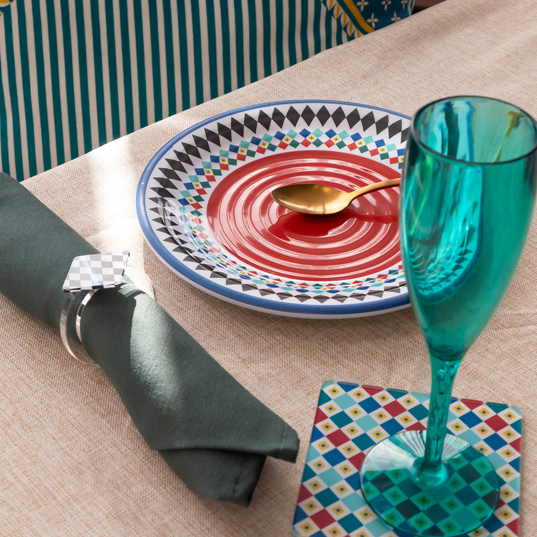 Set 12 Platos Foulard